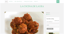 Desktop Screenshot of lacocinadelaura.com